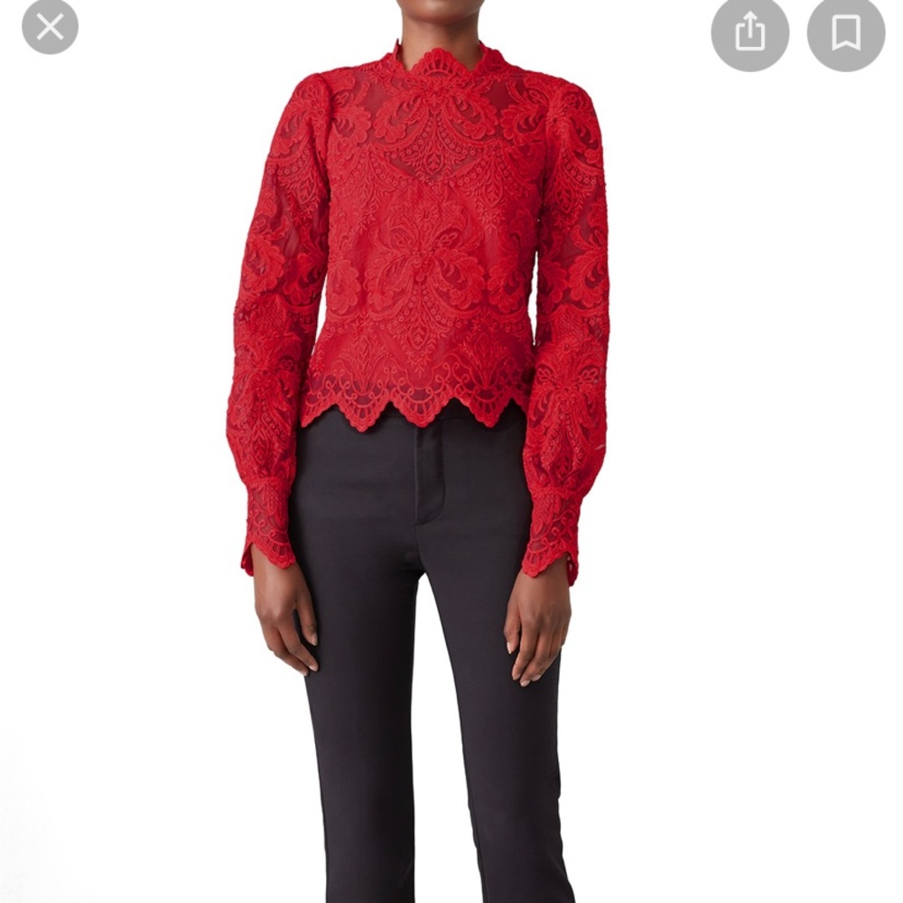 Saylor Norma Lace Blouse